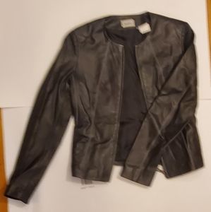 Black Neiman Marcus Leather Jacket